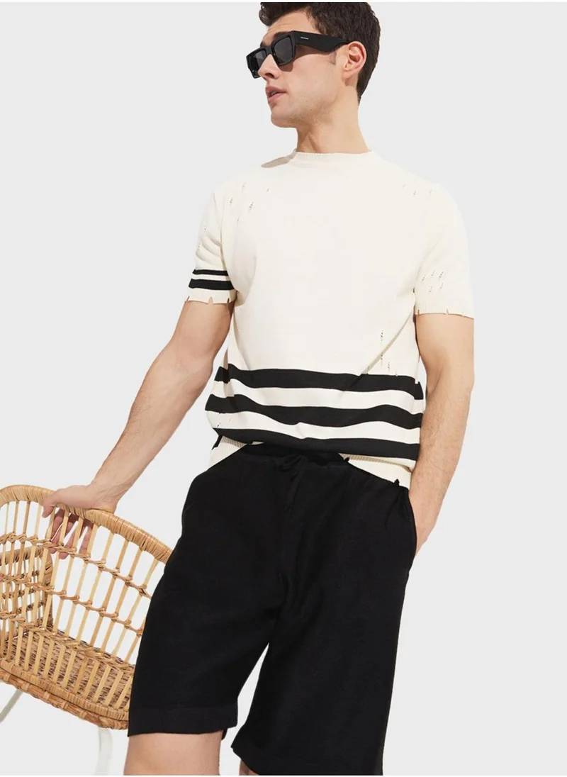 JUNE Essential Drawstring Shorts