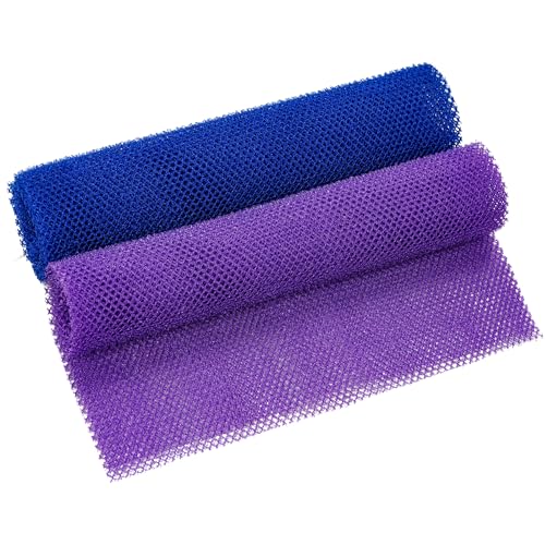 Fengek 2 Pcs African Exfoliating Net Fengek 315 Inch African Long Body Net Sponges Skin Back Scrubber for Daily Shower Bathing Exfoliating Multicolor 3 - Image 2