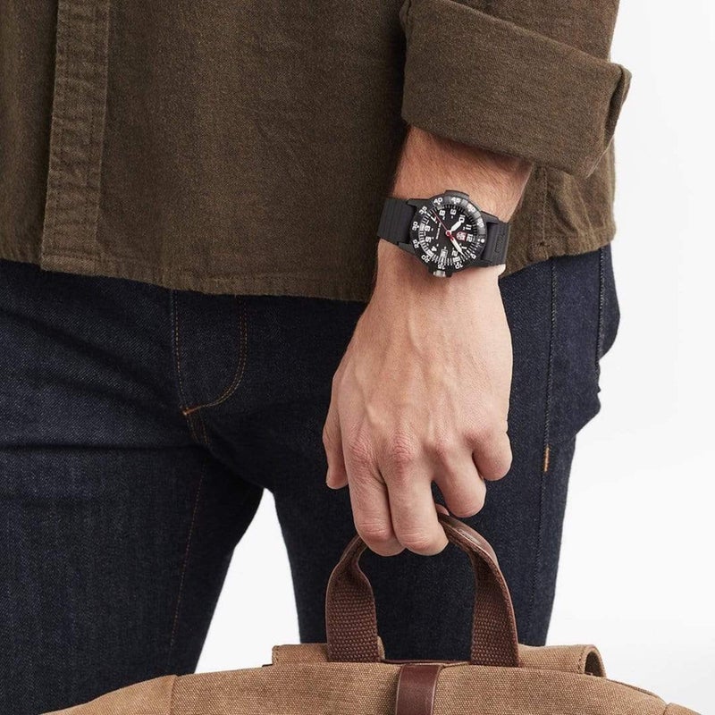 Luminox Leatherback SEA Turtle XS.0301.L Mens Watch 39mm - Military Watch in Black Date Function 100m Water Resistant - Image 5