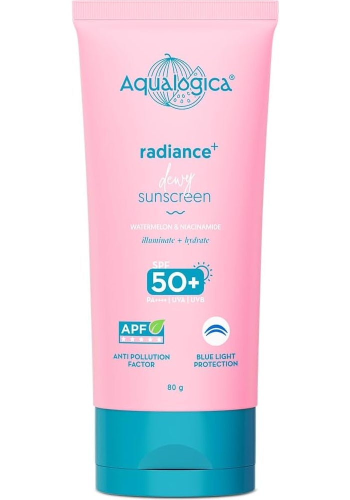Aqualogica واقي الشمس أكيولوجيكا راديانس+ بتركيبة رطبة SPF 50 - Image 1