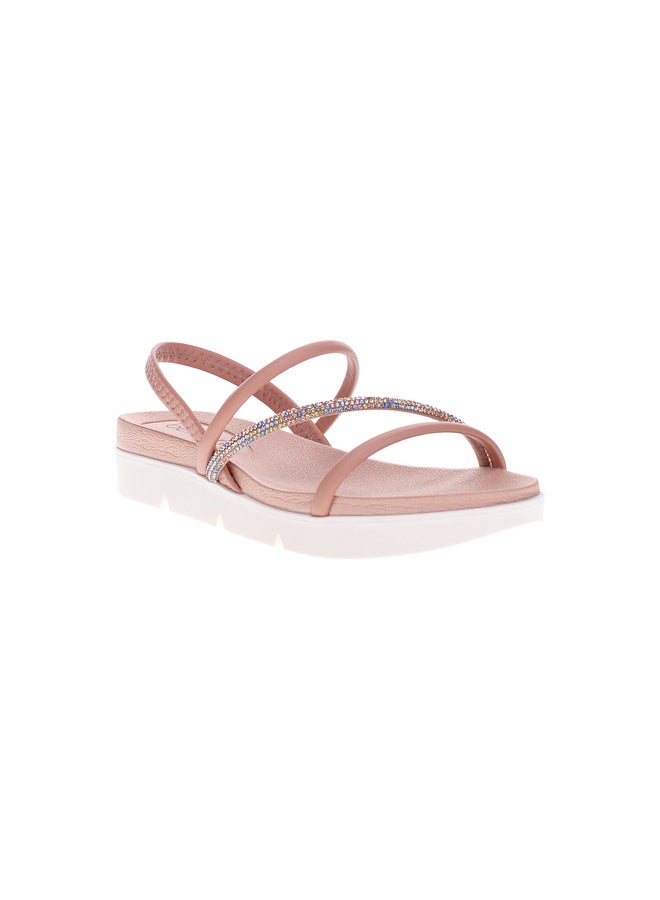 Beira Rio Embellished Flat Thong Sandals - Image 5