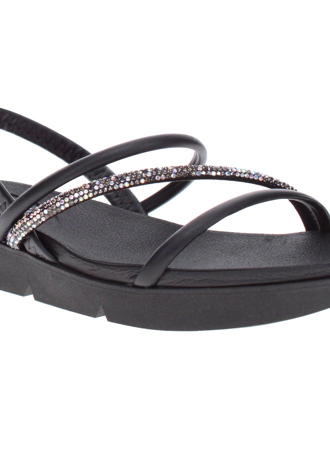 Beira Rio Embellished Flat Thong Sandals - Image 4