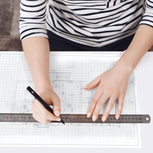 NextDayLabels Graph Paper Pad for Blueprint Drawings, Drafting, Engineering Drawing, and Planning - Graph Paper 11x17 Blueprint Quadrille Grid Paper Pads with Blue Lines, High Brightness 50 Sheets (5-Pack) - Image 5