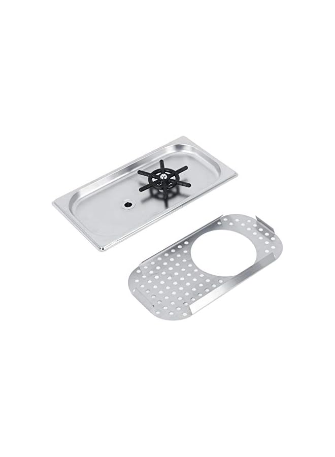 Generic G1/2in Glass Rinser | 114mm Diameter 201 Stainless Steel Cup Washers Faucet Glass Rinser Sink Bottle Washer Milk Tea Cup Washer Cleaner for Bar/Coffee Shop/Restaurant/Hotel - Image 5