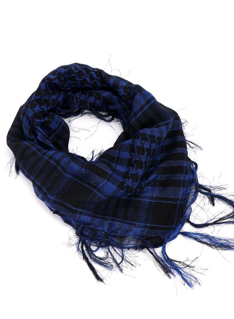Loquat Wind-Proof And Sand-Proof Warm Scarf Royal Blue - Image 1