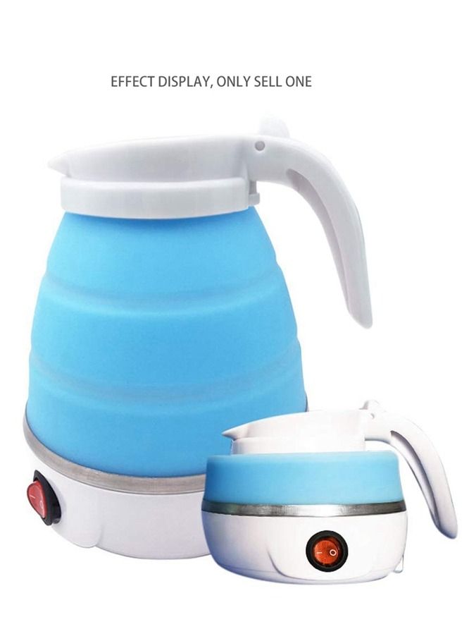 DubaiGallery Electric Kettle Silicone Foldable Water Kettles Compression Leak proof Portable Kettle 600ml Travel Mini Kettle for Household  - Image 3