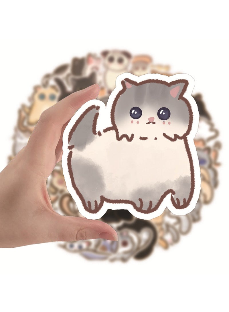120PCS Cat Stickers for Kids, Cute Water Bottle Stickers for Classroom Prize, Cute Stickers Vinyl Students Gifts Cat Party Favors for Boys Girls Teens Adults - Image 5