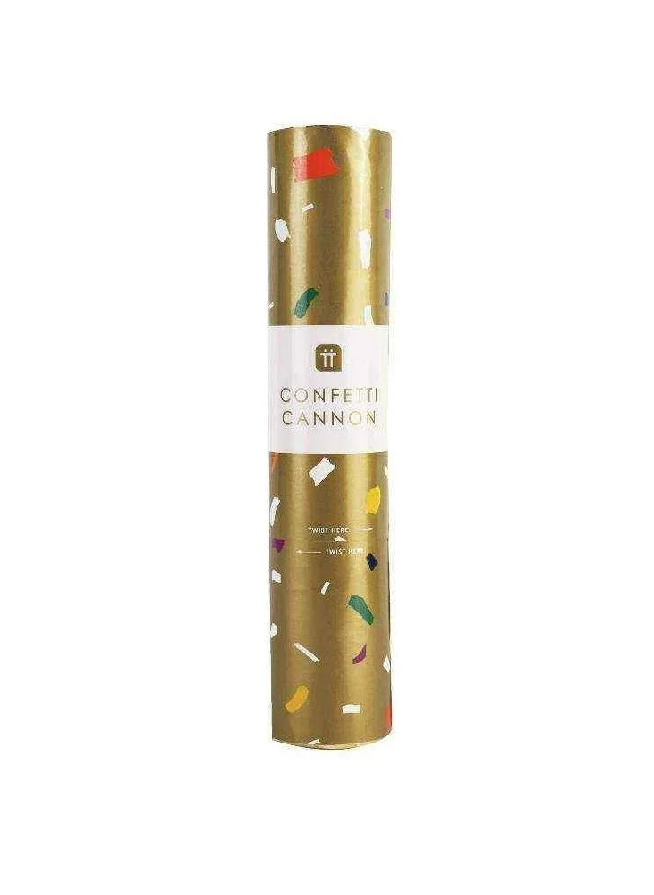 توكينج تيبلز Luxe Gold Confetti Cannon