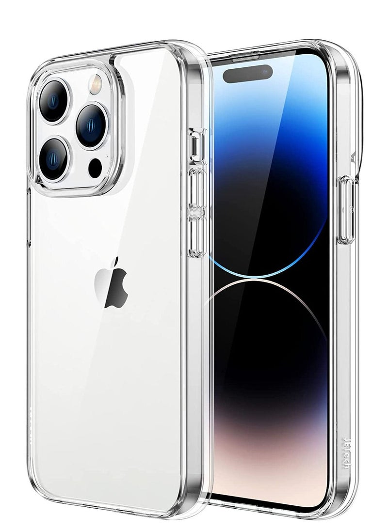 Rock Pow iPhone 14 Pro Max Case 6.7 inch, Anti-Yellowing Drop Protection with Bumper Shockproof Protective Cover Slim Thin Phone Case iPhone 14 Pro Max Crystal Clear  - Image 1