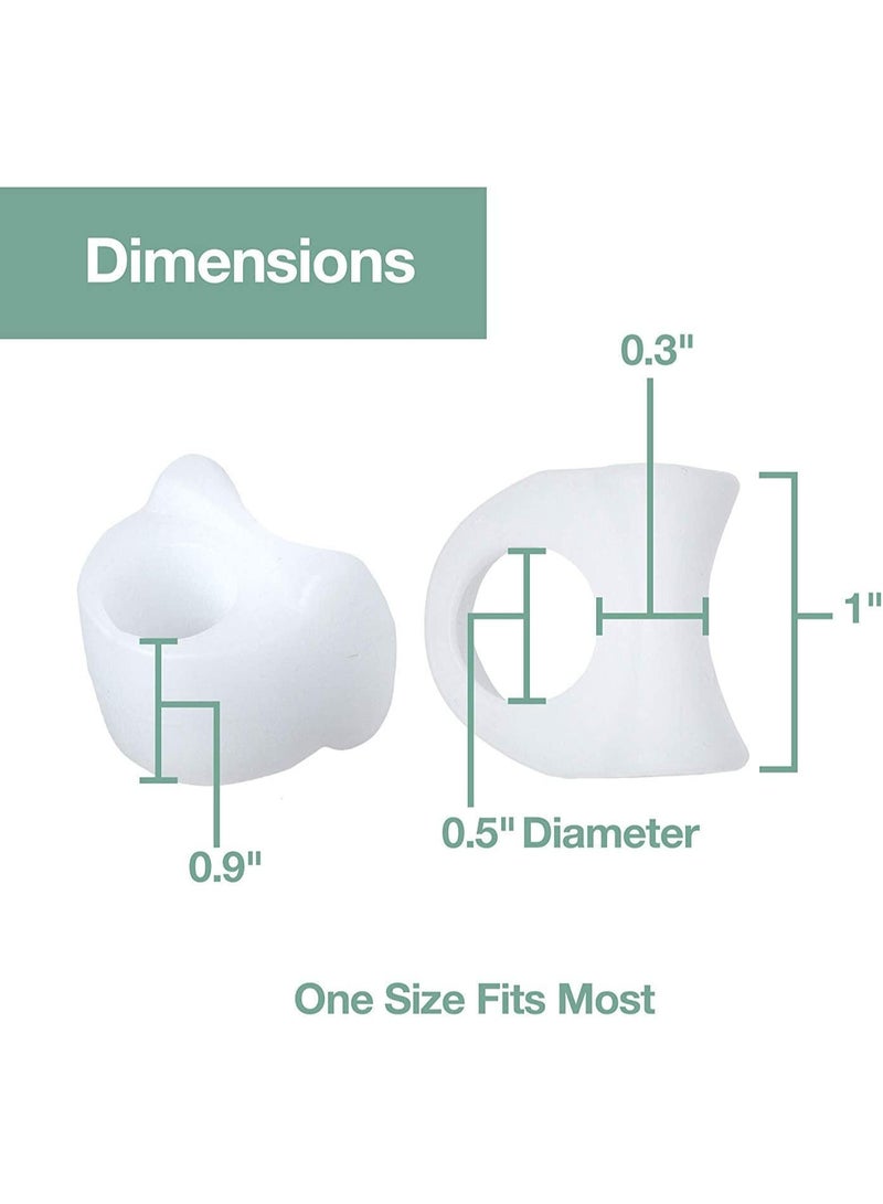 4 Pcs Bunion Splint Pad Guard & Toe Spacers – Movable Toe Straightener, Hallux Valgus Corrector with Arch Support for Men & Women - Image 4