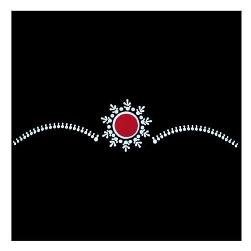 Comet Busters Handcrafted Traditional Bengali Bridal Kolka Bindi (BIN2313-BIN2321) (BIN2317) - Image 1