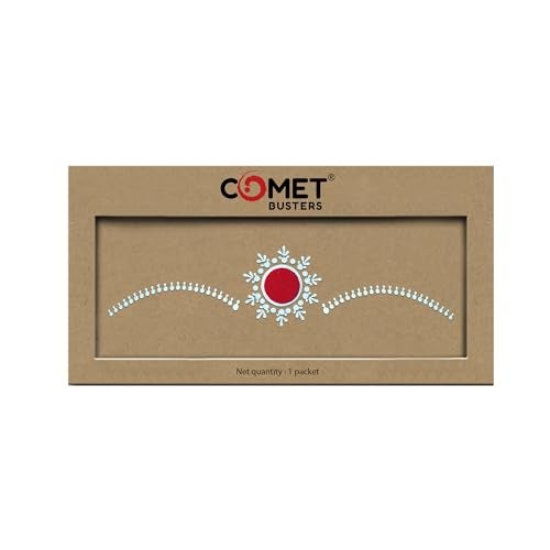 Comet Busters Handcrafted Traditional Bengali Bridal Kolka Bindi (BIN2313-BIN2321) (BIN2317) - Image 4