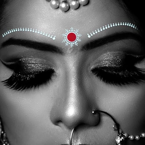 Comet Busters Handcrafted Traditional Bengali Bridal Kolka Bindi (BIN2313-BIN2321) (BIN2317) - Image 5