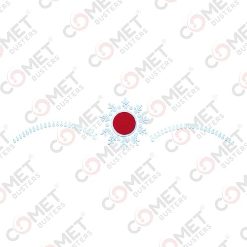 Comet Busters Handcrafted Traditional Bengali Bridal Kolka Bindi (BIN2313-BIN2321) (BIN2317) - Image 3