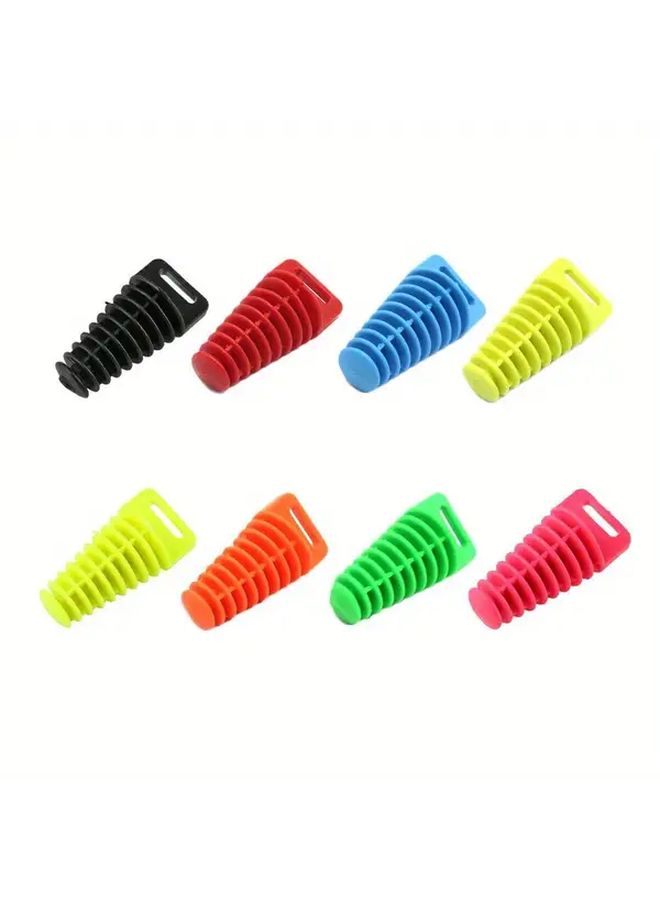 Motorcycle Exhaust Plug Fluorescent Yellow Waterproof Air Bleeder For 2 And 4 Stroke Bikes ATVs - Image 1