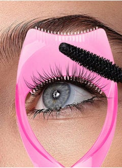 KHAJUL 4-Piece Eyelash Applicator Tool Set, False Eyelash Curler Applicator, Portable Eyelash Curler Eyelash Separating Tool Mascara Comb  - Image 2
