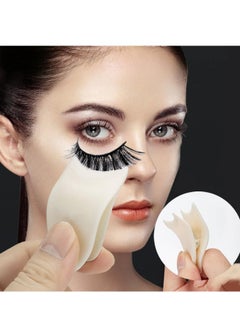KHAJUL 4-Piece Eyelash Applicator Tool Set, False Eyelash Curler Applicator, Portable Eyelash Curler Eyelash Separating Tool Mascara Comb  - Image 4