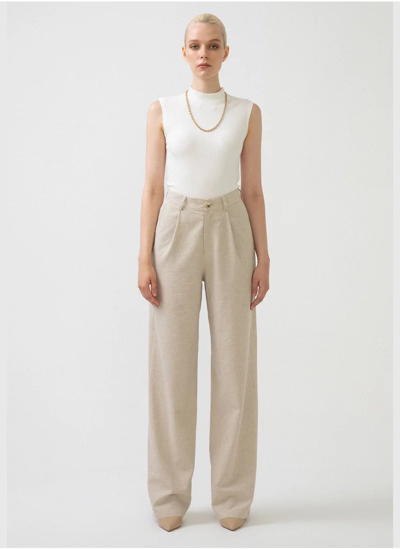 Touche LINEN PALAZZO TROUSERS