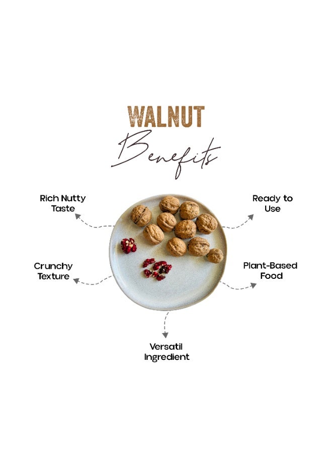 OGOC Premium Walnut Kernels Natural Crunchy Rich Nuts for Snacking, Baking & Cooking - Image 2