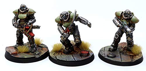 Modiphius Fallout Wasteland Warfare Unaligned T51 Power Armour Brown - Image 5