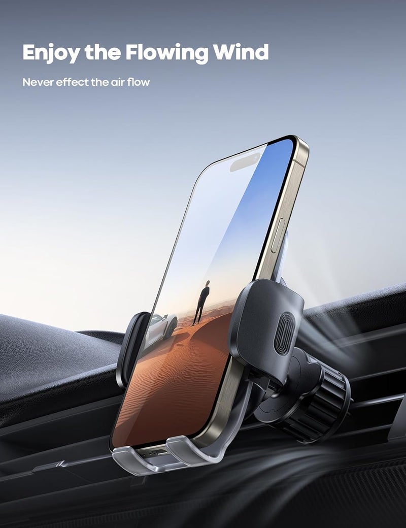 Lamicall Car Air Vent Phone Holder – Quick Release, 360° Rotation for 4-7 Inch Smartphones - Image 5