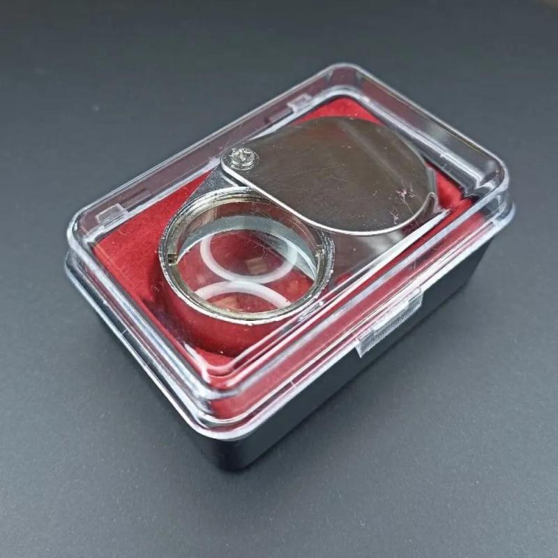 30X Loupe 21Mm Magnifier - Backlight Function Plastic Metal Frame Portable Illuminated Magnifying Glass With Storage Case For Optical Tool Use - Image 4