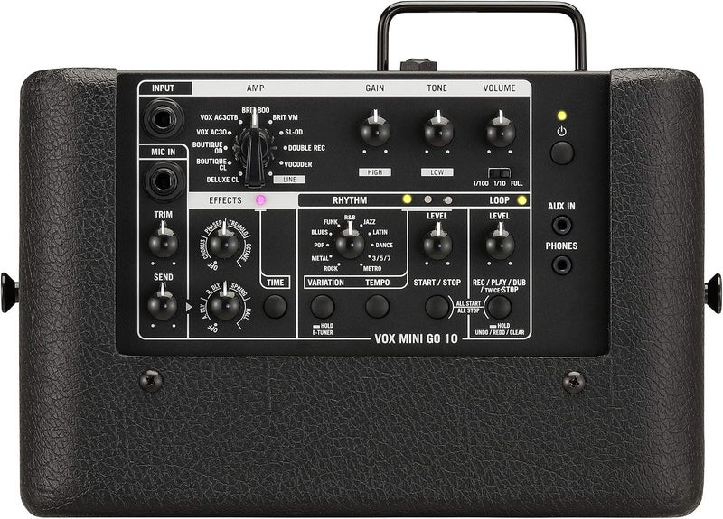 VOX VMG-10 MINI GO 10 Practice Guitar Amp with Effects and Looper - 10W - Image 4
