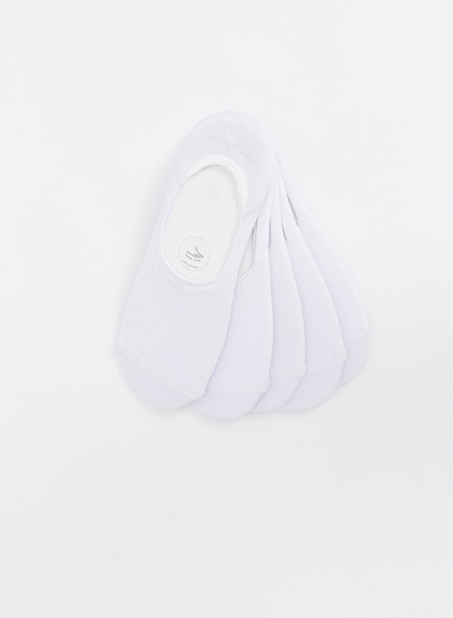 LC WAIKIKI Women's Plain Invisible Socks 5 Pack - Image 1