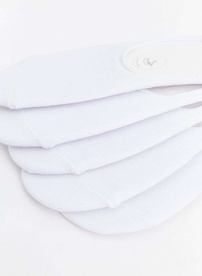 LC WAIKIKI Women's Plain Invisible Socks 5 Pack - Image 2