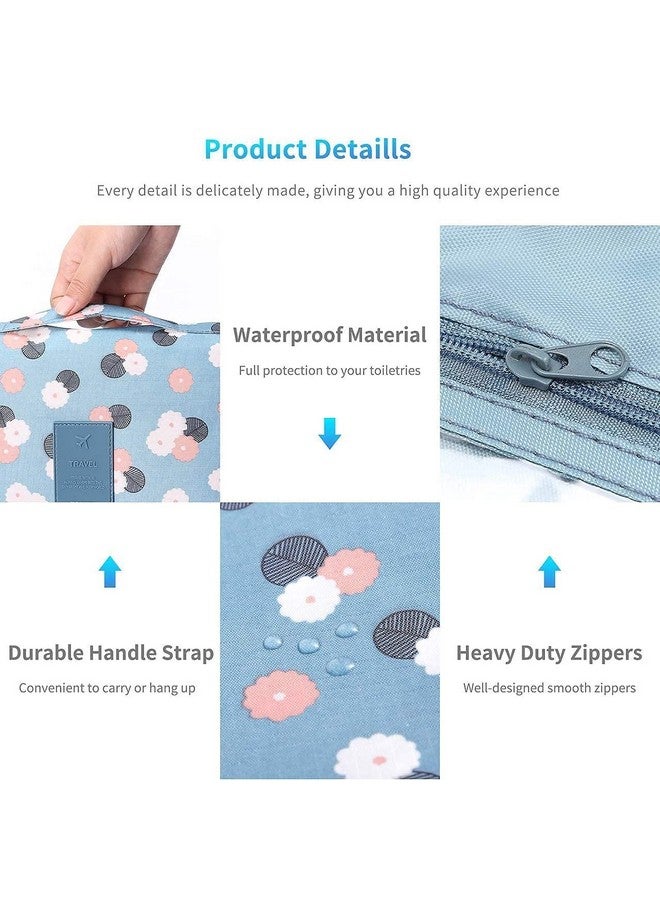 4MYL Travel Organizer Accessory Toiletry Cosmetics Bag Makeup or Shaving Kit Pouch for Men & Women Hanging Toiletry Bag Travel Organizer - Image 2