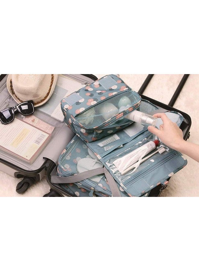 4MYL Travel Organizer Accessory Toiletry Cosmetics Bag Makeup or Shaving Kit Pouch for Men & Women Hanging Toiletry Bag Travel Organizer - Image 3