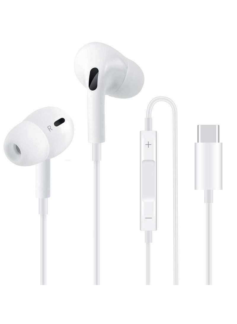 ELTRAZONE USB C Headphone, Type C Earbuds Wired Earphones with Microphone and Volume Control,in-Ear Earbud Noise Isolating for Google Pixel Oneplus Samsung Galaxy iPad Pro and MacBook - Image 1