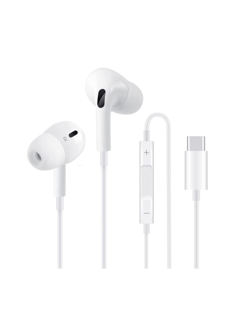 ELTRAZONE USB C Headphone, Type C Earbuds Wired Earphones with Microphone and Volume Control,in-Ear Earbud Noise Isolating for Google Pixel Oneplus Samsung Galaxy iPad Pro and MacBook - Image 2