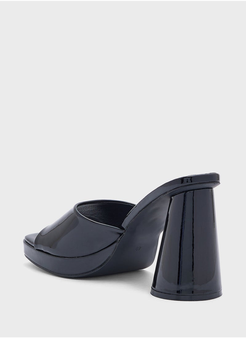 Ginger Platform Block Heel  Mule Sandal  - Image 3