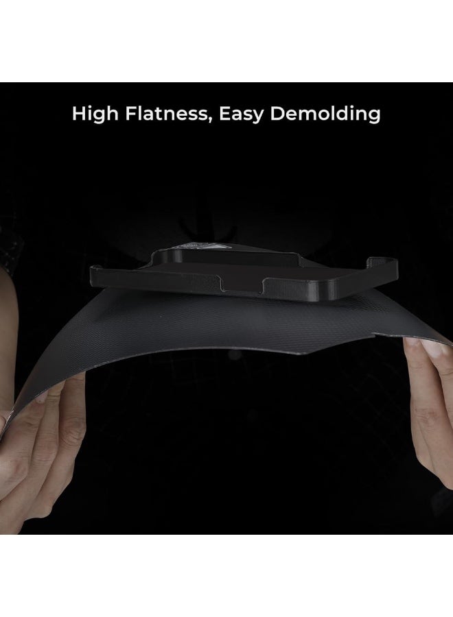 لوحة طباعة مغناطيسية من الفولاذ النابض – وجه مزدوج بسطح PET لامع وPEI مطفي، إزالة القطع بيد واحدة، تتحمل حرارة حتى 120°C، تركيب بدون أدوات. - Image 5