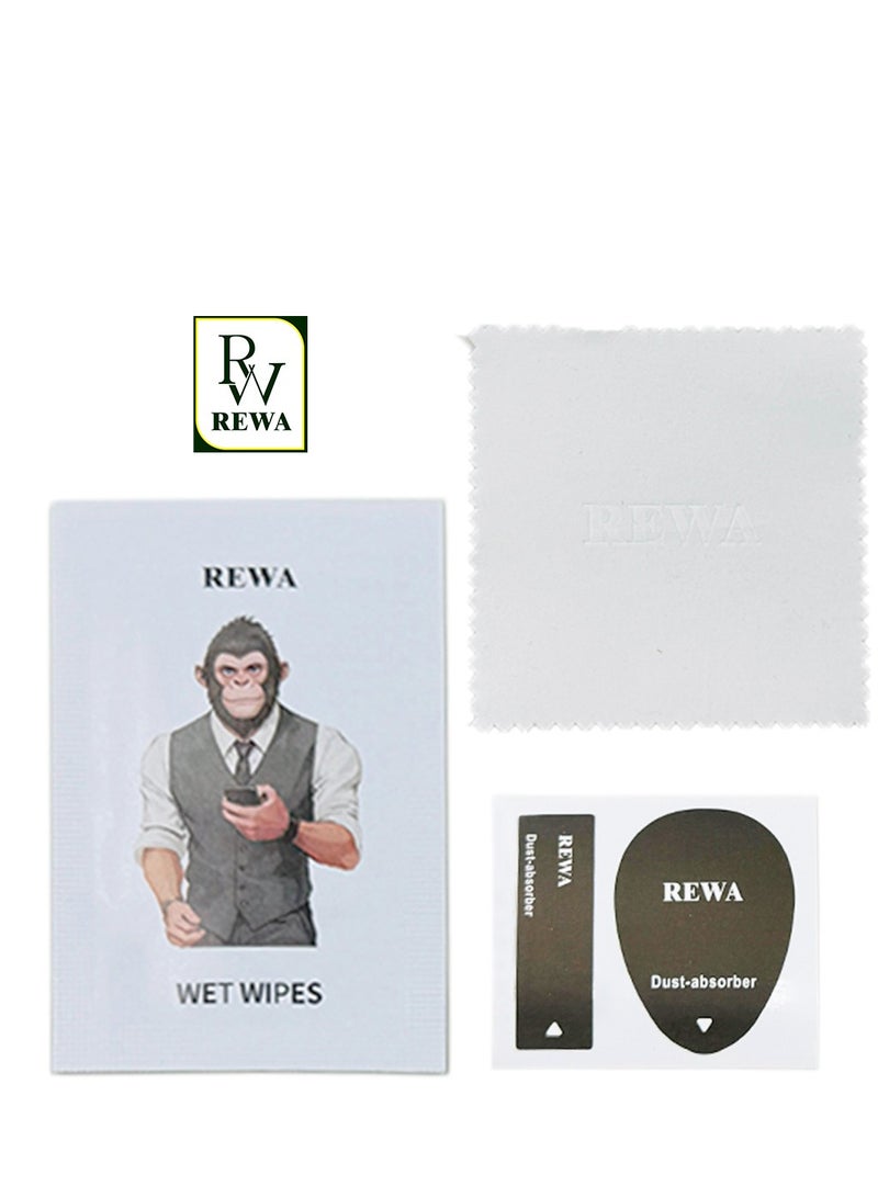 REWA Privacy Screen Protector for iPhone 17 Pro Max – 3 PCS, 9H Tempered Glass, 3D Curved Full Coverage, Anti-Spy Privacy Filter, Anti-Scratch, Shock Resistant, Oleophobic Coating, Easy Installation Kit - Image 5