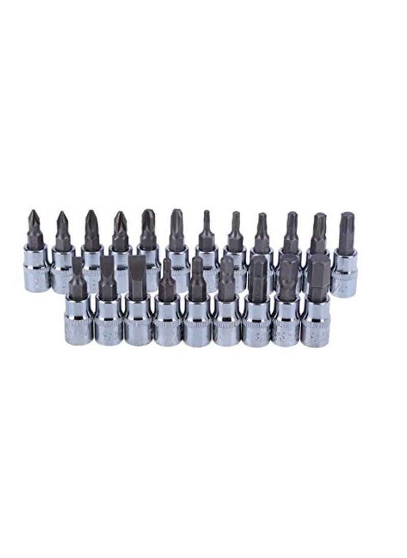 SONANI SONANI 46_in_1 Piece Tool Kit and 46 in 1 Screwdriver and Socket Set and Car Repair Tool Ratchet Wrench Set Hand Tool Red  - Image 4