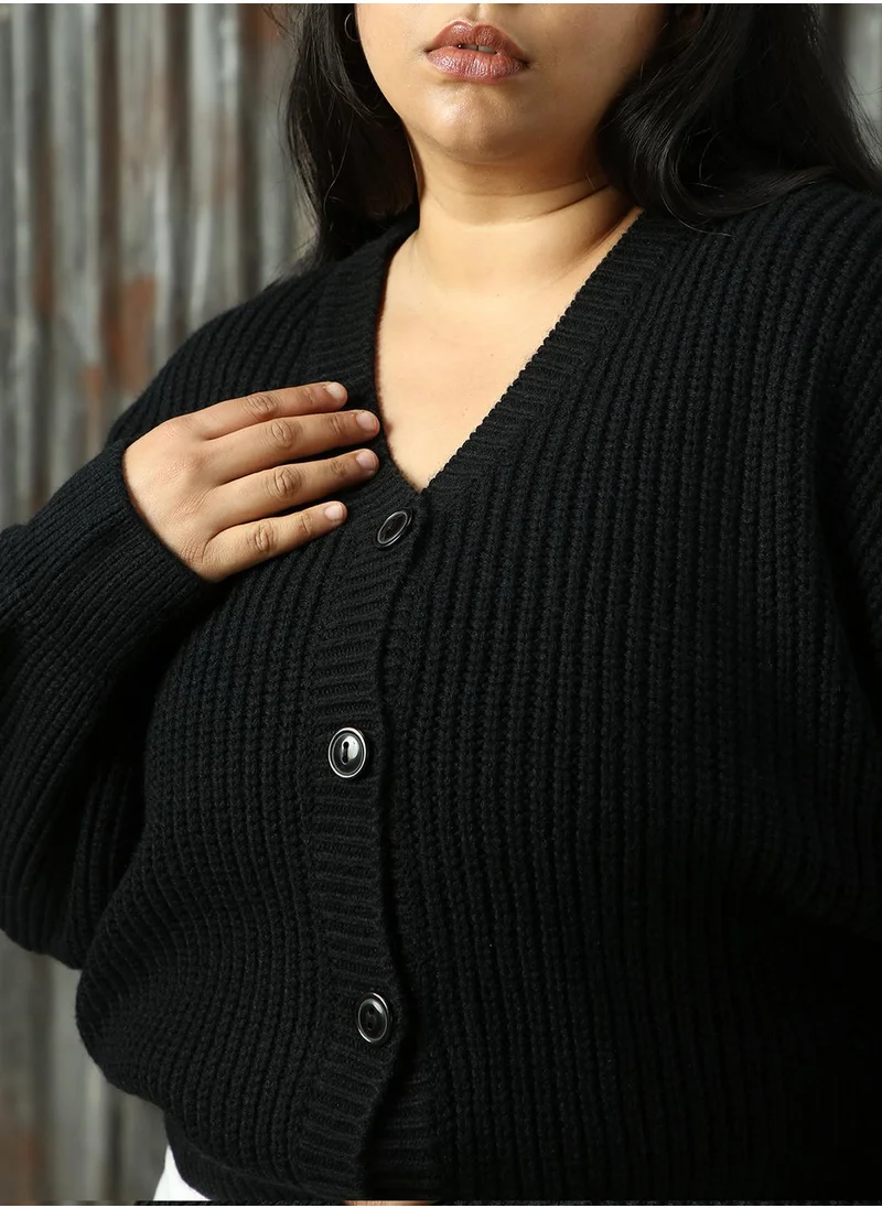 هاي ستار Women Black Sweaters