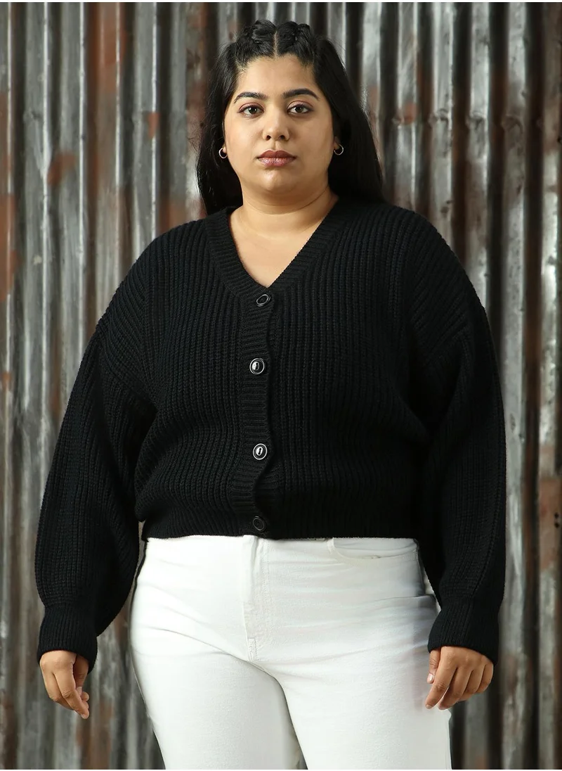 هاي ستار Women Black Sweaters