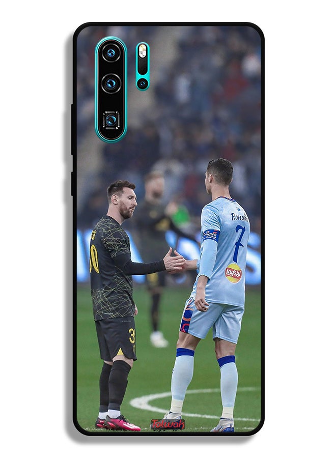 Tolwak Huawei P30 Pro Protective Case Cover Messi And Ronaldo - Image 2