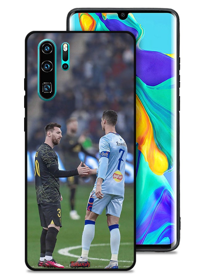 Tolwak Huawei P30 Pro Protective Case Cover Messi And Ronaldo - Image 1