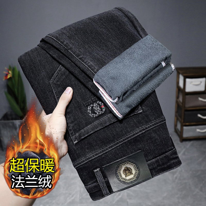 Unisex Classic Denim Jeans Loose Fit Daily Outdoor Wear - Image 1