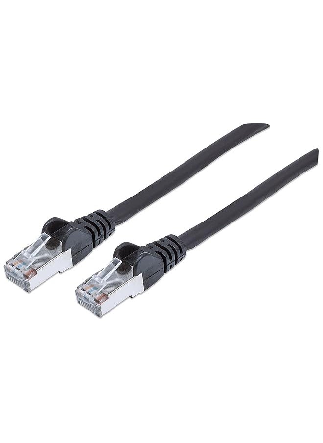Intellinet - Network Patch Cable Cat7 Cable Cat6A Plugs 5M Black Copper S Ftp Lsoh Lszh Pvc Rj45 Gold Plated Contacts Snagless Booted Polybag - Image 1