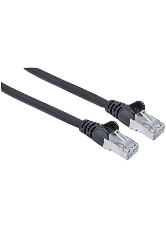 Intellinet - Network Patch Cable Cat7 Cable Cat6A Plugs 5M Black Copper S Ftp Lsoh Lszh Pvc Rj45 Gold Plated Contacts Snagless Booted Polybag - Image 1