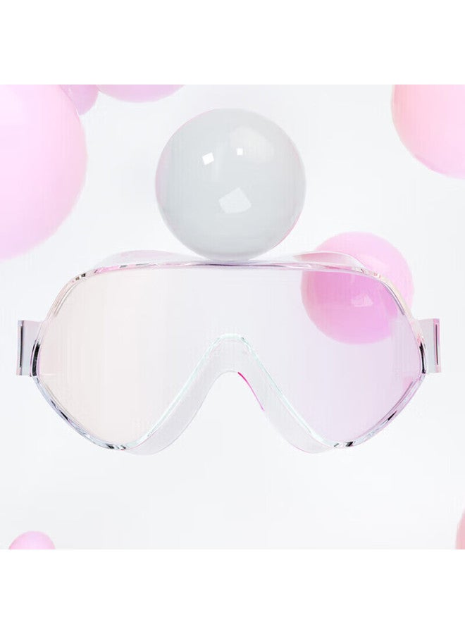 Balneaire Women's Large Frame Swim Goggles Hd Waterproof Anti-fog Uv Protection Diving Gl Swimming Gear Byj054 Tourmaline Gray - Image 3