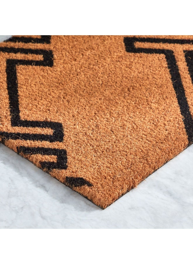 هوم بوكس سجادة باب من ألياف جوز الهند مطبوعة بتصميم زورو  سم - Image 3