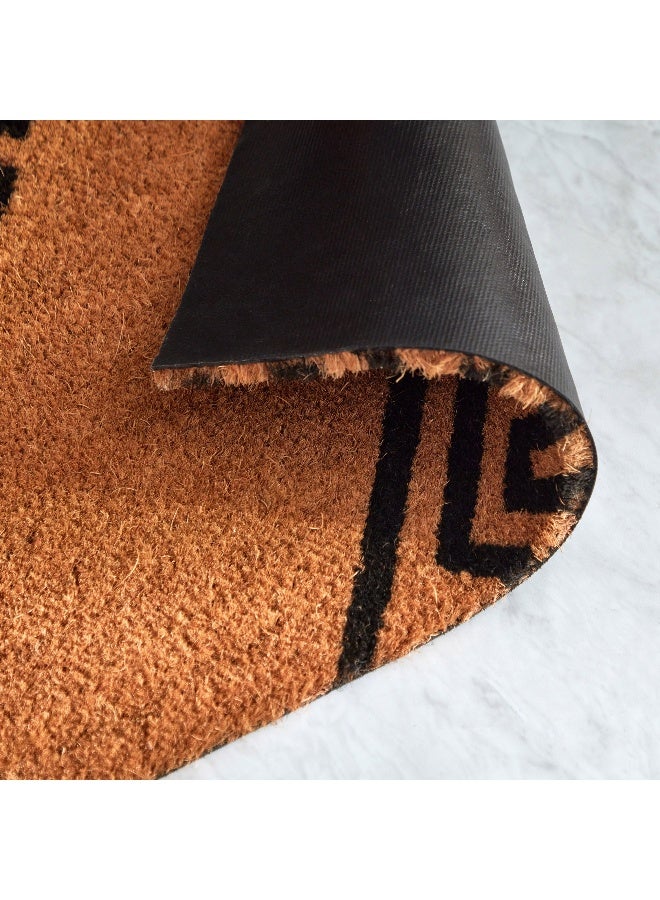 هوم بوكس سجادة باب من ألياف جوز الهند مطبوعة بتصميم زورو  سم - Image 4