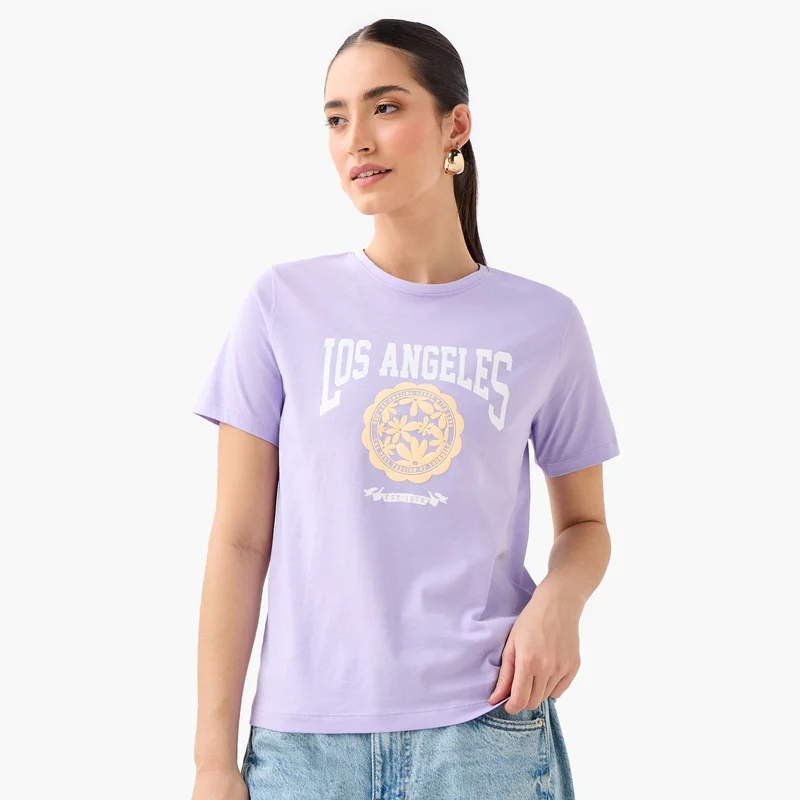 Splash FAV Varsity Print T-shirt