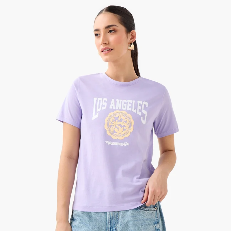 Splash FAV Varsity Print T-shirt