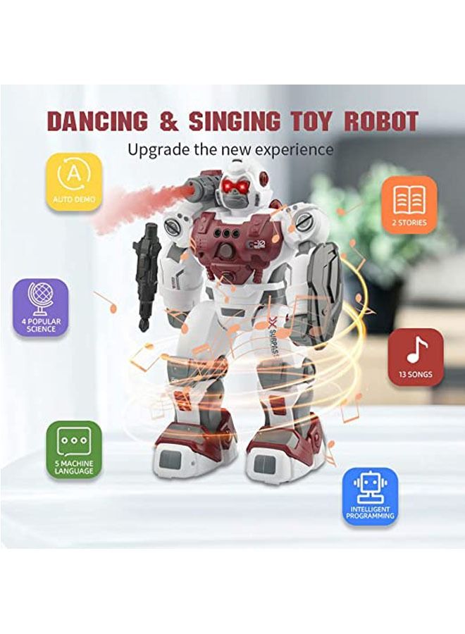 Arabest Robot Toys, Smart Programmable Remote Control Robots Shooting Walking Dancing Interactive Robot for Kids, RC Robot with 2.4GHz Sensing Gesture Control for Boys Girls 6-12  - Image 3